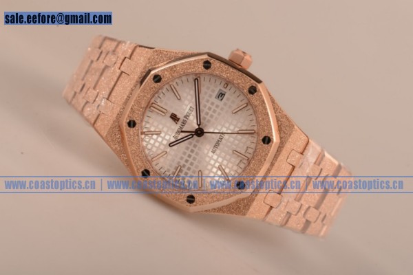 1:1 Replica Audemars Piguet Royal Oak 41MM Watch Rose Gold 15400OR.OO.1220OR.02D (EF) - Click Image to Close